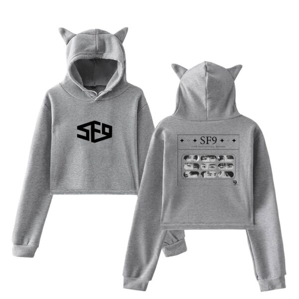 SF9 Cropped Hoodie #4 - Image 4