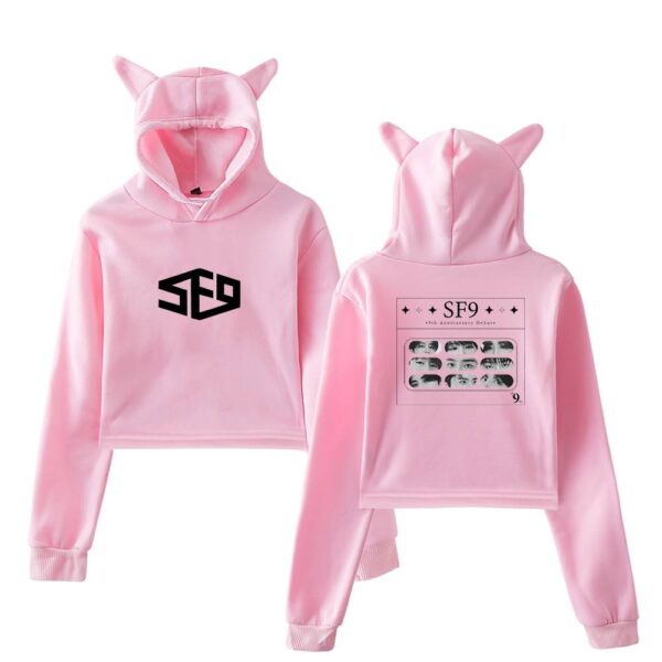 SF9 Cropped Hoodie #4 - Image 5