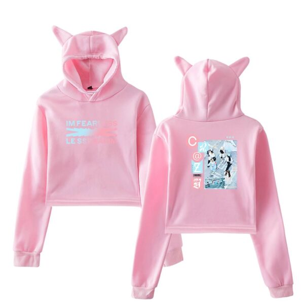Le Sserafim Cropped Hoodie #1 - Image 5