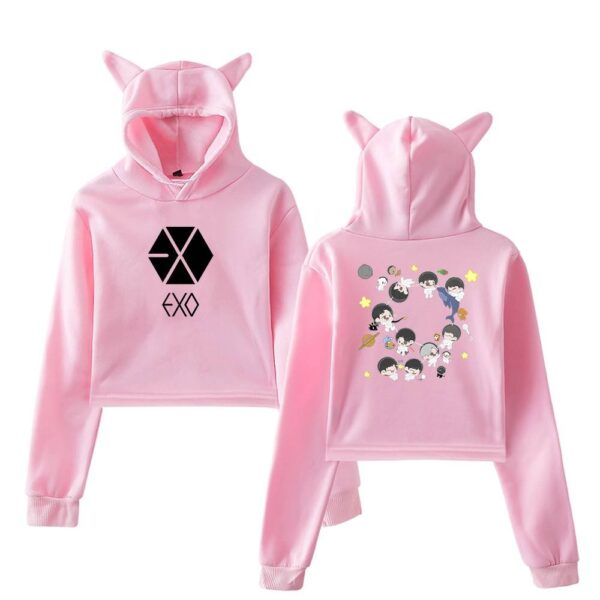 EXO Cropped Hoodie #2 - Image 5