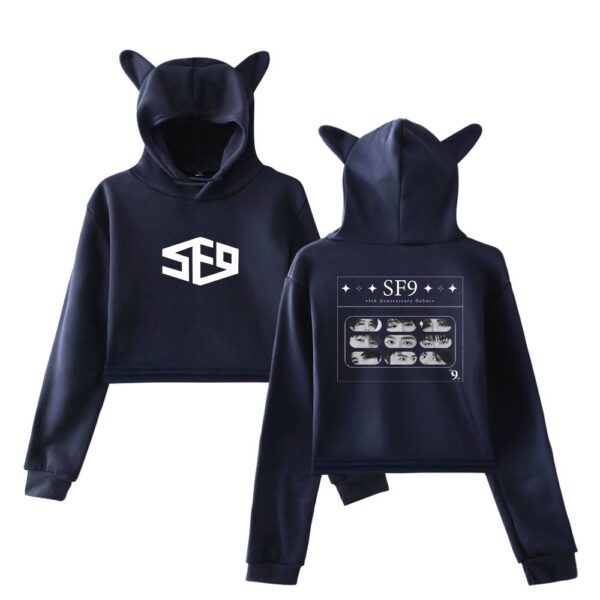 SF9 Cropped Hoodie #4 - Image 3