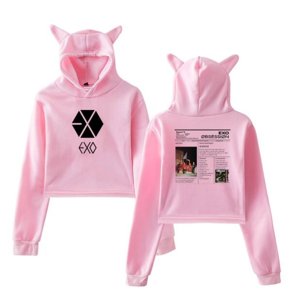 EXO Cropped Hoodie #4 - Image 5