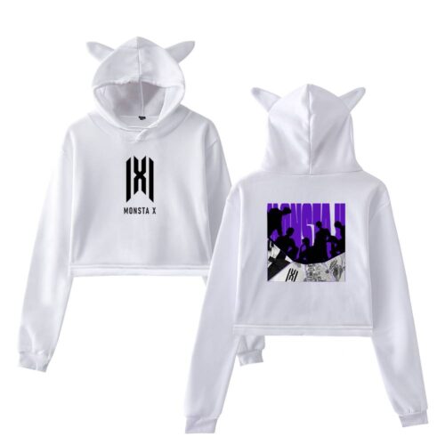 Monsta X Cropped Hoodie #5