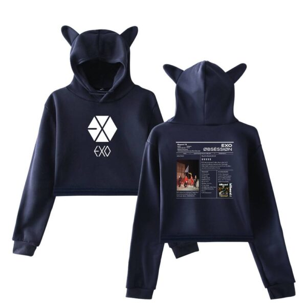 EXO Cropped Hoodie #4 - Image 3