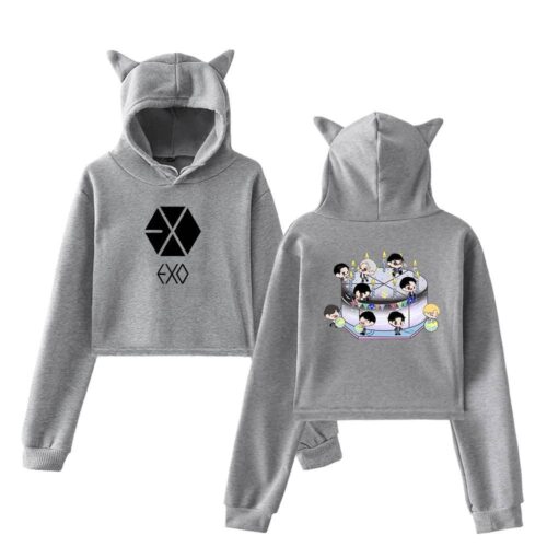 EXO Cropped Hoodie #3