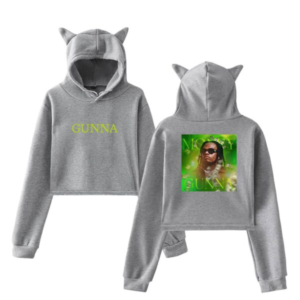 Gunna Cropped Hoodie #2 - Image 4