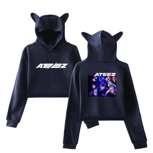 Ateez Cropped Hoodie #6