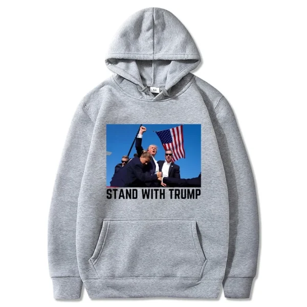 Trump Shot Hoodie #1 - Image 2