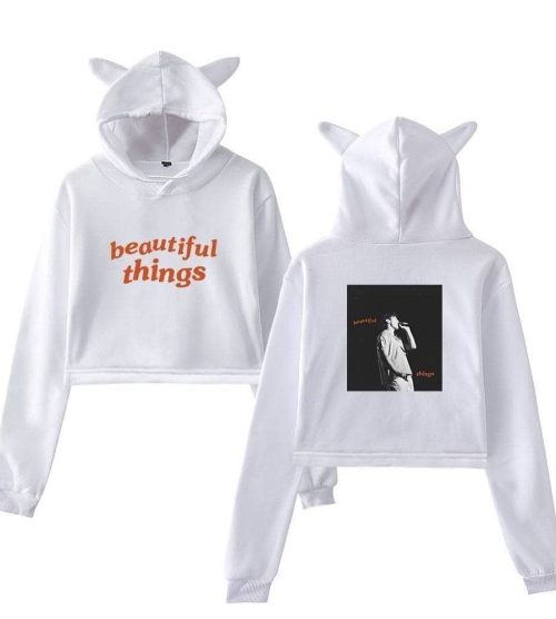 Benson Boone Beautiful Things Cropped Hoodie #1