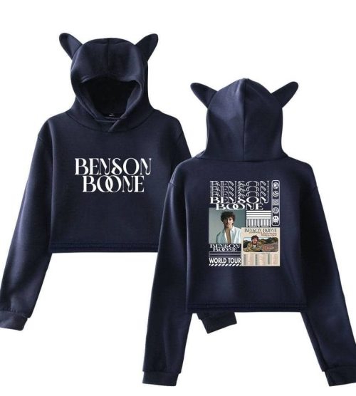 Benson Boone Fireworks & Rollerblades Cropped Hoodie #1